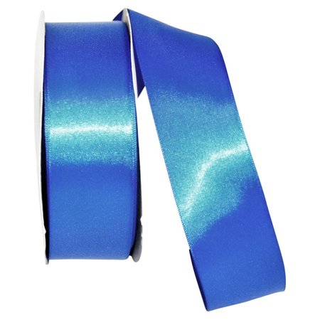 RELIANT RIBBON 10.5 in. 50 Yards Double Face Satin Ribbon, Electric Blue 4950-352-09K